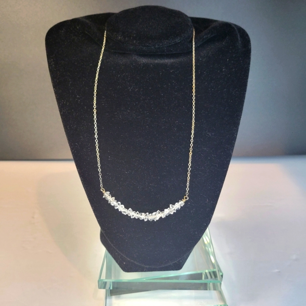 HERKIMER TRAPEZE NECKLACE
